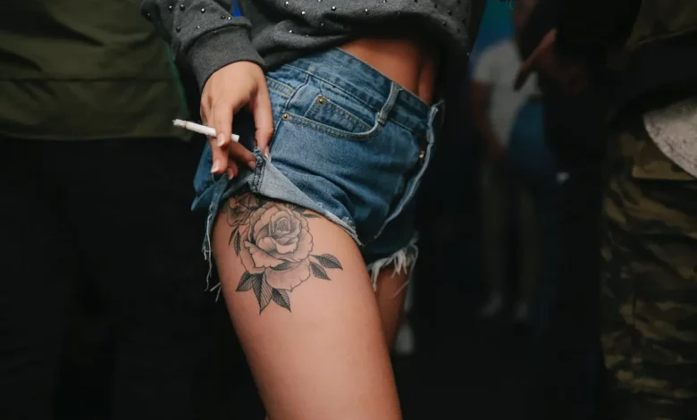 Female Leg Tattoos