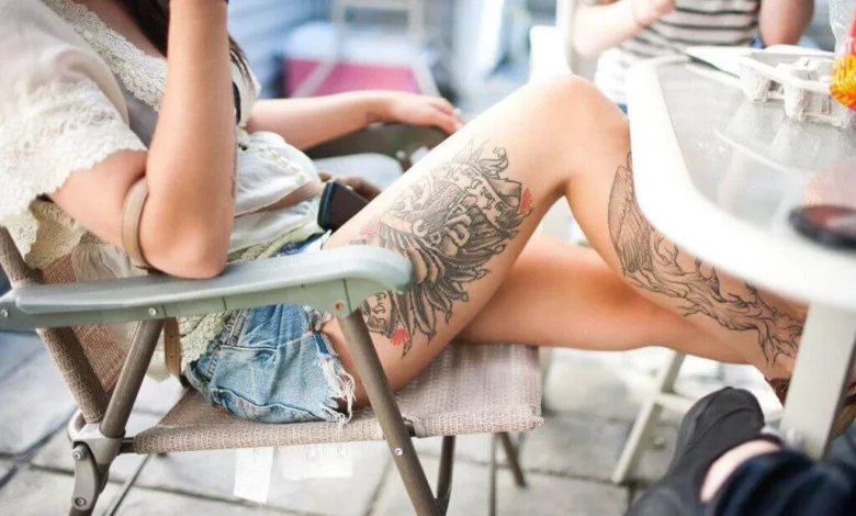 Meaningful Dream Catcher Tattoo on Thigh